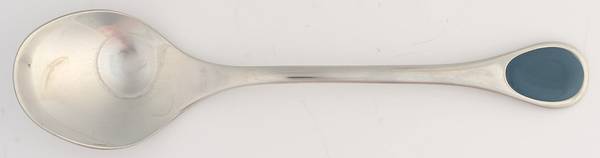 Happy Day-Blue (Stainless) Place/Oval Soup Spoon