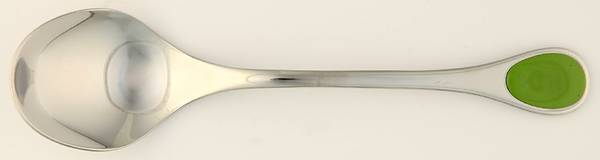 Happy Day-Green (Stainless) Place/Oval Soup Spoon