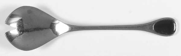 Happy Day-Black (Stainless) Solid Serving Fork