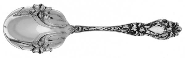 Lily-Floral (Sterling, 1910) Sugar Shell Spoon