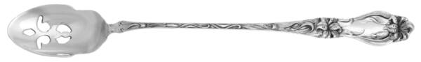 Lily-Floral (Sterling, 1910) Olive Spoon Long Handle HC