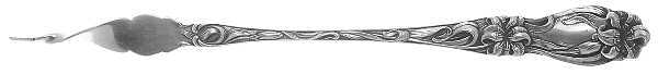Lily-Floral (Sterling, 1910) One Tine Butter Pick