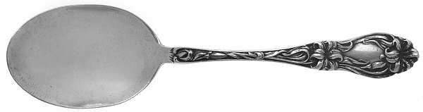 Lily-Floral (Sterling, 1910) Straight Handle Baby Spoon
