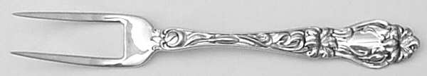 Lily-Floral (Sterling, 1910) Factory-Made Baked Potato Fork