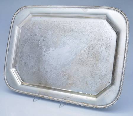 Silverplate Hollowware Silverplate Waiter Tray