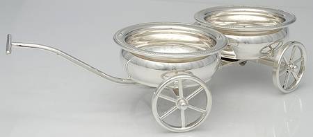 Silverplate Hollowware Condiment Holder