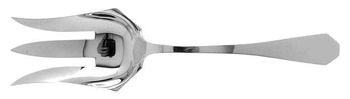 Bostonia (Sterling, 1914) Small Solid Cold Meat Serving Fork