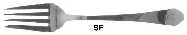 Bostonia (Sterling, 1914) Individual Salad Fork