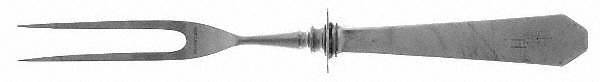 Bostonia (Sterling, 1914) Small Steak Carving Fork with Stainless Prongs