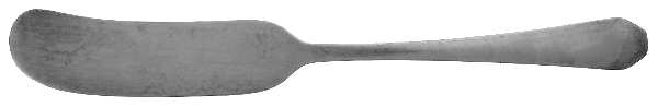Bostonia (Sterling, 1914) Flat Handle Butter Spreader