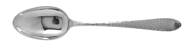Colonial-Hand Hammered-Tws (Sterling, 1970) Tablespoon (Serving Spoon)