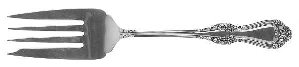 Countess (Sterling, 1928) Small Solid Cold Meat Serving Fork