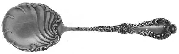 Crystal (Sterling, 1895, 1922) Sugar Shell Spoon