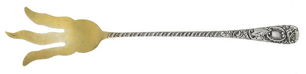 Earle (Sterling, 1890) Large Lettuce Serving Fork