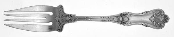 Federal Cotillion (Sterling, 1901, No Monograms) Small Individual Solid Fish/Salad Fork