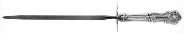 Federal Cotillion (Sterling, 1901, No Monograms) Small Steel Rod Sharpener Knife