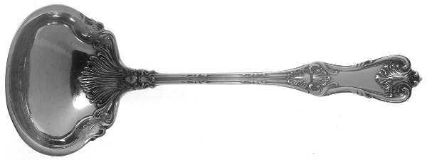 Federal Cotillion (Sterling, 1901, No Monograms) Solid Piece Cream Ladle