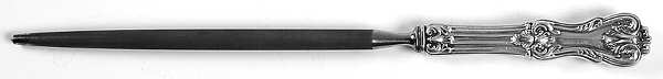Federal Cotillion (Sterling, 1901, No Monograms) Large Roast Steel Rod Knife Sharpener
