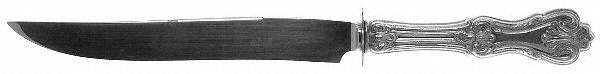 Federal Cotillion (Sterling, 1901, No Monograms) Small Steak Carving Knife with Stainless Blade