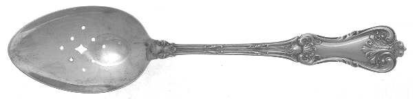 Federal Cotillion (Sterling, 1901, No Monograms) Pierced Tablespoon (Serving Spoon)