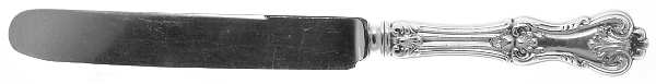 Federal Cotillion (Sterling, 1901, No Monograms) Blunt Hollow Knife with Bolster