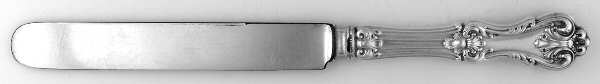 Federal Cotillion (Sterling, 1901, No Monograms) Blunt Hollow Knife with Bolster
