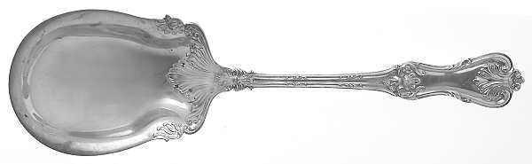 Federal Cotillion (Sterling, 1901, No Monograms) Solid Salad Serving Spoon