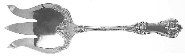 Federal Cotillion (Sterling, 1901, No Monograms) Solid Salad Serving Fork