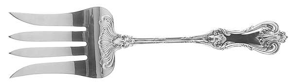 Small Solid Cold Meat Serving Fork