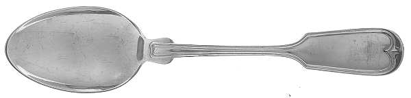 Fiddle Thread (Sterling, 1902, No Monos) Dessert/Oval Soup Spoon
