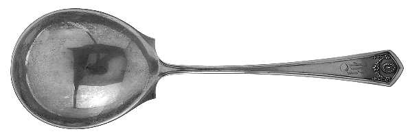 Georgian Garland (Sterling, 1914) Small Solid Berry/Casserole Spoon