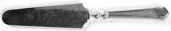 Georgian Garland (Sterling, 1914) Pie Server with Silverplate Blade