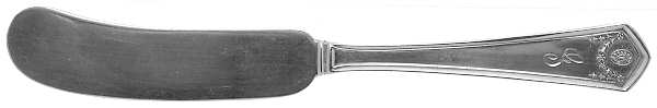 Georgian Garland (Sterling, 1914) Flat Handle Butter Spreader