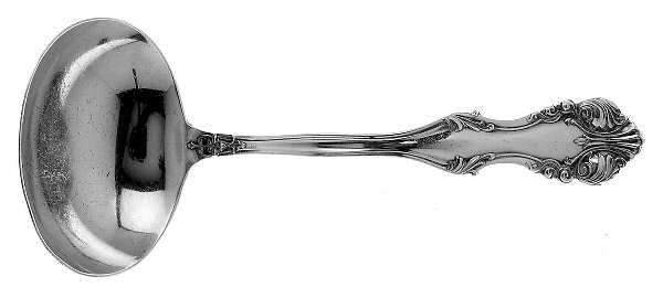 George VI (Sterling, 1912) Solid Gravy Ladle