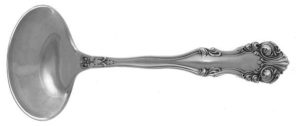 George VI (Sterling, 1912) Ladle-Cream/Solid Piece-Small