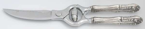 George VI (Sterling, 1912) Poultry Shears with Stainless Blades