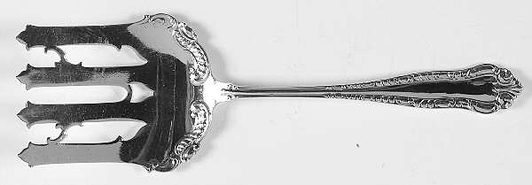 Ivanhoe (Sterling, 1915) Large Solid Asparagus Serving Fork