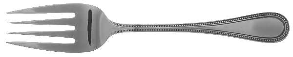 Knightsbridge (Stainless) Medium Solid Cold Meat Serving Fork