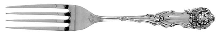 Lion (Sterling, 1903, No Monograms) Fork