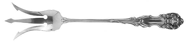 Lion (Sterling, 1903, No Monograms) Large Lettuce Serving Fork