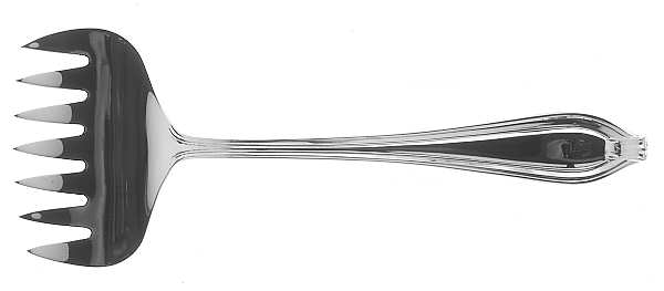 Martha Randolph (Sterling, 1921) Large Solid Tined Sardine Serving Fork