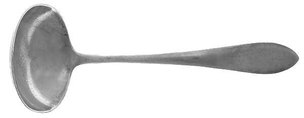 Martha Washington (Sterling, 1923, No Monos) Solid Gravy Ladle