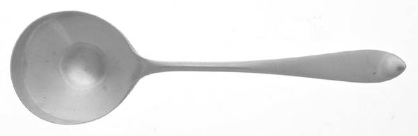 Martha Washington (Sterling, 1923, No Monos) Round Bowl Soup Spoon (Bouillon)