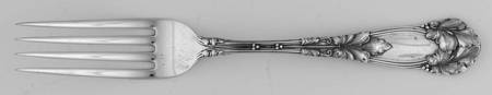 Oak (Sterling, 1912, Monograms) Fork