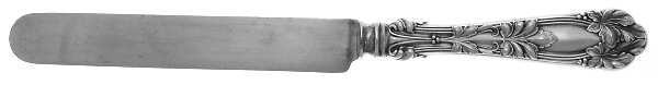 Oak (Sterling, 1912, Monograms) Old French Hollow Knife with Bolster