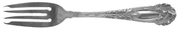 Oak (Sterling, 1912, Monograms) Individual Salad Fork