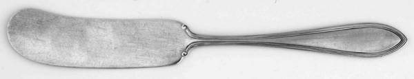 Pilgrim (Sterling, 1909) Flat Handle Butter Spreader