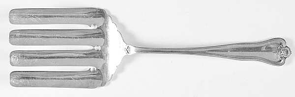 Priscilla (Sterling, 1924, No Monograms) Large Solid Asparagus Serving Fork