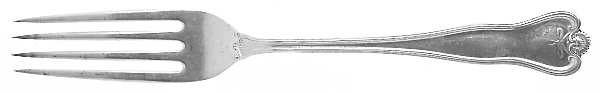 Priscilla (Sterling, 1924, No Monograms) Fork