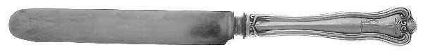 Priscilla (Sterling, 1924, No Monograms) Blunt Hollow Knife with Bolster